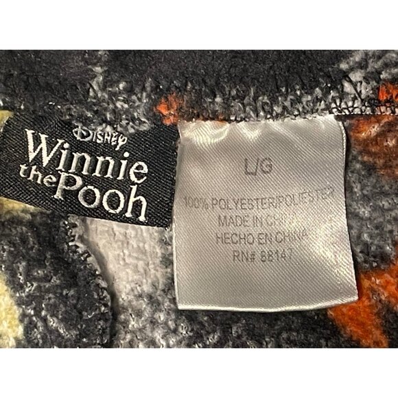 Disney Winnie Pooh pajama pants womens large 30 x 30 fleece sleepwear drawstring - Picture 5 of 10